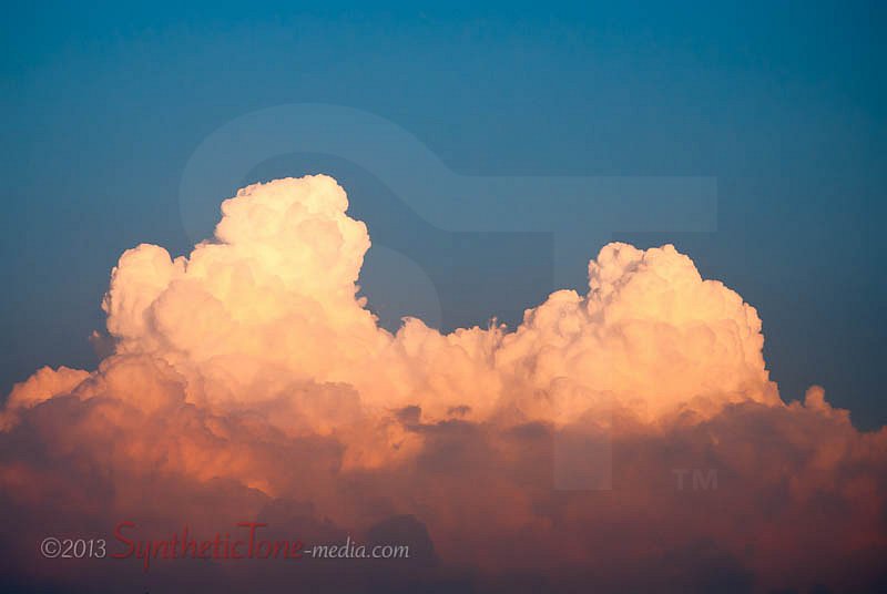 Sunset Lit Clouds 2