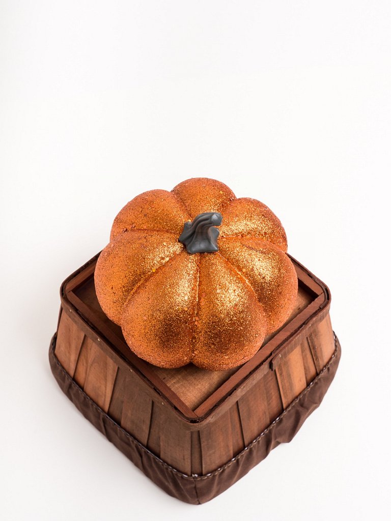 Pumpkin on a Basket